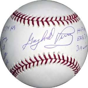 Gaylord Perry Autographed/Hand Signed Rawlings Official MLB Baseball 