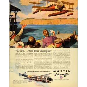 1940 Ad Glenn L. Martin Aircraft Airplane Aviation   Original Print Ad