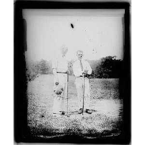  Photo Grantland Rice and Freddie McLeod 1921: Home 