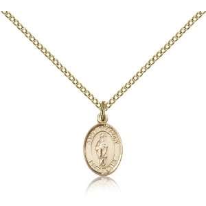  Gold Filled St. Gregory the Great Pendant Jewelry