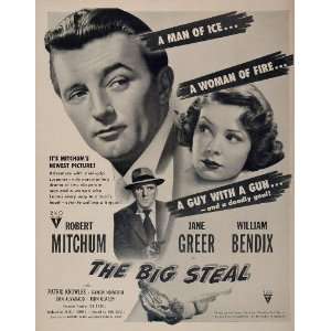   Robert Mitchum Jane Greer RKO   Original Print Ad