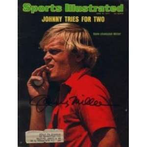  Johnny Miller (Golf) autographed Sports Illustrated 