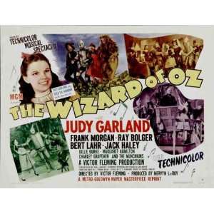  Sheet 22x28 Judy Garland Margaret Hamilton Ray Bolger