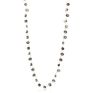  Margo Morrison New York Oval Faceted Smoky Quartz Necklace 