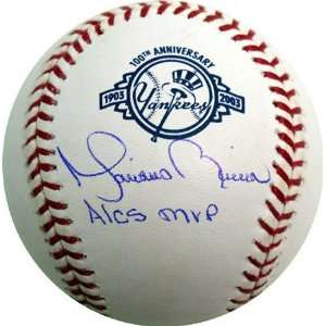 Mariano Rivera New York Yankees 100th Anniversary Autographed Baseball 