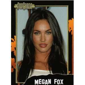  Megan Fox PopCardz Star Collector Card. Series One, No. 24 