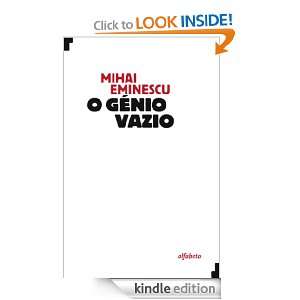 Génio Vazio (Portuguese Edition) Míhai Eminescu, Monica Cozacenco 