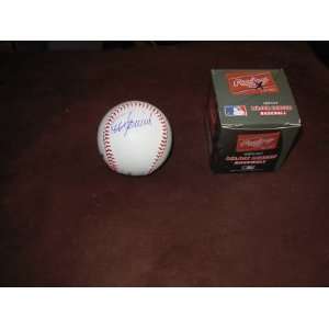  Signed Mike Scioscia Baseball   OML COA: Sports & Outdoors