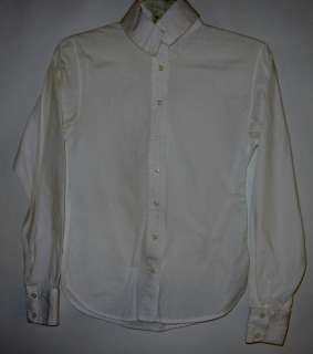 Equestrian Horse English Riding Show Windhaven White Two Tone Shirt 