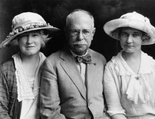   daughter, Priscilla. Most recent photo of John Philip Sousa and family