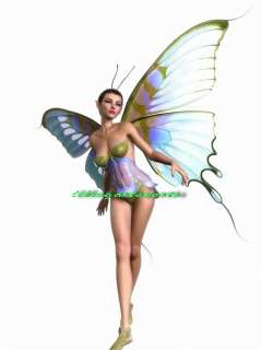 beautiful paintingbutterfly fairy standing by you  