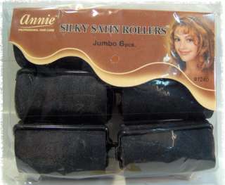 Satin Foam Hair Rollers culer no Hair Breakage   jumbo  