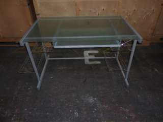 Quality Glass Topped Desk   Good condition  