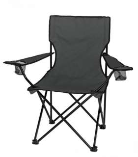 New Black Deluxe Folding Tailgate Chair w/ Carry Bag HD  