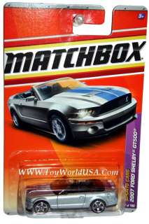 2010 Matchbox #7 Sports Cars 07 Ford Shelby GT500 silv  