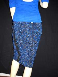 Style D63559 Fabric B32 Color 139 Black/Blue Made in Italy. Comes 