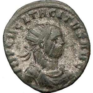TACITUS 275AD Authentic Ancient Genuine Roman Coin FIDES SOL SUN God w 