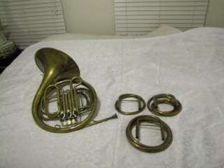 RARE VINTAGE MARTIN BAND FRENCH HORN W/4 TUNING CROOKS!! SUPER COOL!!