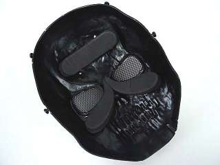Two Style Skull Full Face Airsoft Protector Mask BK  