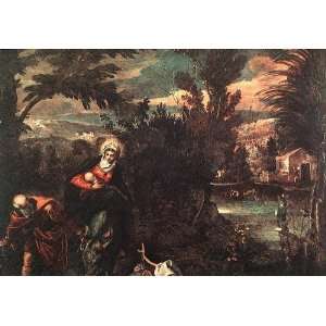  FRAMED oil paintings   Tintoretto (Jacopo Comin)   24 x 16 