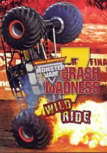   Jam Crash Madness 7 Wild Ride Monster Truck DVD Video NEW  