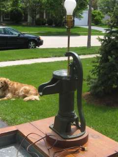 Antique Hand Well Water Pump Lite McDonald Mfg Dubuque  