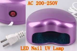 1pc TOP LED Nail Gel Cure Lamp UV Dryer Heart Shape J0584  