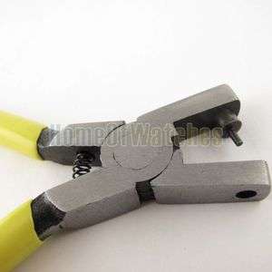 Wrist Watches Leather Strap Belt Hole Plier Punch Repair Tool  