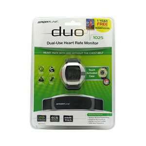  Sportline Duo 1025 Heart Rate Monitor Mens   1 ea Health 