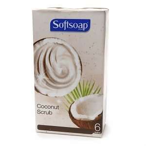  Softsoap Bar Soap, Coconut Scrub, 6 ea Beauty