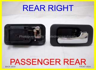 Rear Right   Black Interior Inside Inner Door Handle 90 91 92 93 Honda 