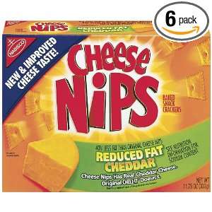Cheese Nips Cheddar Crackers, Reduced Grocery & Gourmet Food