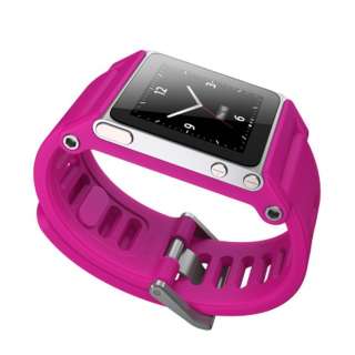   LunaTik TikTok Wrist Watch Case for iPod Nano 6G   Pink/Magenta  