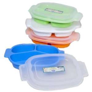  3 Section Food Storage Container Case Pack 48