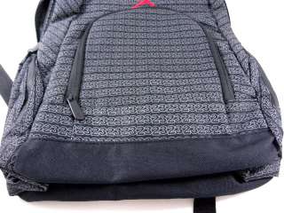 New Nike Jordan 23 Pattern Black/Red Book Bag Back Pack  