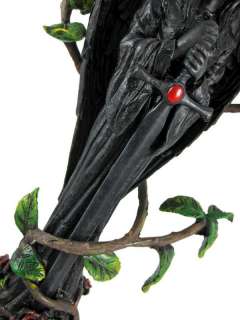 Mourning Angel Creeping Roses Statue Figure  
