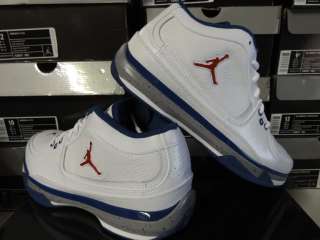Nike Jordan Team ISO Low White Blue Sneakers Mens 12  