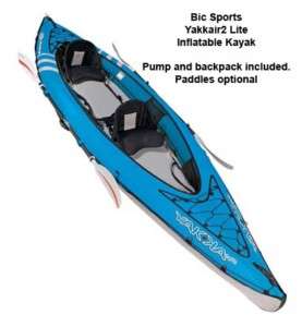 New Bic Sport Yakkair 2 Lite 2 Man Inflatable Kayak  
