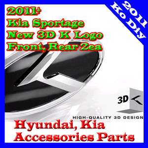 2011 2012+ Kia Sportage K Logo High Quality Premium Design 3D Emblem 