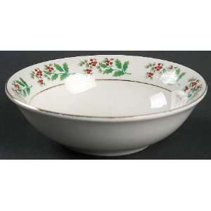  Gibson Designs Holiday Gold Soup Cereal Bowl, Fine China Dinnerware 