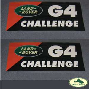 LAND ROVER DECAL STICKER G4 CHALLENGE SET DEFENDER RANGE DISCOVERY 
