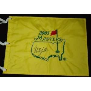   MASTERS* golf pin flag COA   Autographed Pin Flags