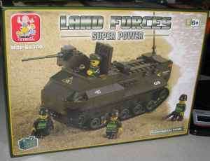 Lego Building Blocks Land Forces Amphibian Tank 223 PC Set New Legos