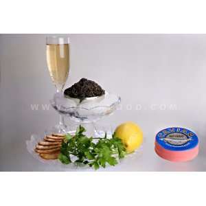 OLMA Black Caviar Hackleback 4 oz (113g) Metal Tin (FREE Overnight 