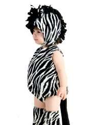   Baby Zebra Outfit Cute Zoo Animal Infant Toddler Halloween Costume
