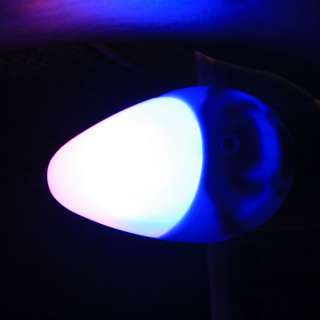 Colorful Soft LED Nightlight Lamp Light Control Blue  