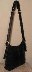 Womens Liz Claiborne Crossbody Leather Shoulder Bag  