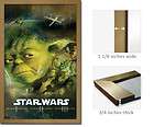 Gold Framed Star Wars Poster Yoda Blu Ray Cover 1448