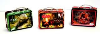 Lot of 3 New Mini Star Wars Lunch Boxes  