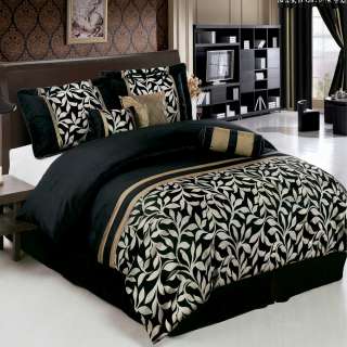 Luxury Bed Linens Queen King Comforter Set Royal Hotel Collection 
